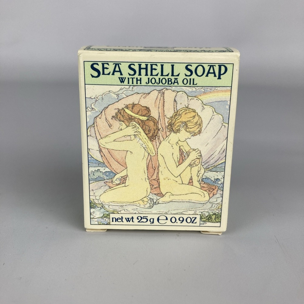 Vintage 1978 CRABTREE & EVELYN Sea Shell Soap With Jojoba Oil  25g / 0.9oz